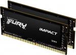 Kingston Fury Impact 16 (2x8GB) 3200MHz DDR4 CL20 s&uuml;learvuti m&auml;lukomplekt 2 KF432S20IBK2/16
