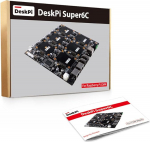 DeskPi Super6C Raspberry Pi Compute Module 4/CM4 jaoks, Mini ITX klastriplaat 6 RPI CM4 toetatud, 89W toiteallikaga koos