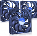 AABCOOLING Super Silent Fan 12 PRO - Vaikne ja t&otilde;hus 120 mm korpuseventilaator 4 vibratsioonivastase padjaga - protsessorijahuti, ventilaator 12 V jahutusventilaator, jahutus 13,9 dB(A), 90 m3/h - v&auml;&auml;rtuspakett 3-st