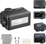 Godox iT30Pro-C v&auml;lklambi Canonile, 2,8" t&auml;isv&auml;rviline puuteekraan, 2,4G X juhtmevaba TTL 1/8000 HSS kiirvalgusti, 1,5s taaskasutamine, 560 t&auml;isj&otilde;ulist v&auml;lku sisseehitatud akuga, kaasaskantav tasku v&auml;lklambi (must)