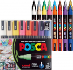Posca akr&uuml;&uuml;lv&auml;rvimarkerite komplekt, 16 v&auml;rvi Med