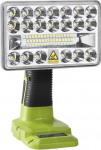 18V t&ouml;&ouml;riistade LED-valgustus Kaasaskantav v&auml;litingimustes kaugeleulatuv kohtvalgusti 18W 2000LM traadita LED-t&ouml;&ouml;valgustus, mis &uuml;hildub Ryobi ONE+ 14.4V-18V Li-Ion Ni-Cd Ni-Mh akuga P107 P108 (ilma akuta)
