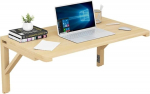 Wandmontierter Klapptisch, Platzsparender Schwebender Klapptisch, Massivholz Wandklapptisch,Wandklapptisch K&uuml;che,Geeignet F&uuml;rArbeitszimmer,Laptoptisch,Esstisch Und K&uuml;che(80*40cm/31.4*15.7in)