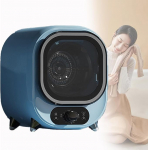 Elektriline kaasaskantav kondensatsiooniga pesukuivati, laua kondensatsiooniga pesukuivati 0,8 kg v&otilde;imsusega, roostevabast terasest trummel, koju, korteritesse ja haagissuvilasse v&auml;ikestesse ruumidesse (D)