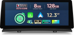 XTRONS Android 14 autoraadio BMW X3 E83 (2004-2009) koos M-Ask s&uuml;steemiga, Qualcomm 680 Octa Core 8+128 multimeedia m&auml;ngija, 12,3-tolline 2K IPS sisseehitatud 4G LTE auto Play Android Auto Bluetooth 5.1
