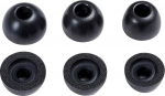 Galaxy Buds 2 Pro Foam k&otilde;rvaklappide asendusm&auml;luvaht m&uuml;ra v&auml;hendav turvaline sobivus Galaxy Buds 2 Pro SM-R510 k&otilde;rvaklappidele, sobib laadimiskohvrisse S/M/L, must, 3