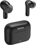 Hama Bluetooth k&otilde;rvaklapid (juhtmevabad, TWS k&otilde;rvaklapid, aktiivne m&uuml;rasummutus, k&otilde;rvaklapid koos laadimisjaamaga, ENC, k&otilde;rvaklapid, USB-C kiirlaadimine, Bluetooth k&otilde;rvaklapid, rakenduse/k&otilde;nejuhtimine, puutejuhtimine) mustad