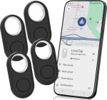 Smart Tracking Tag Androidile, 4i pagasi j&auml;lgimisseadmete komplekt Google Find Hubi jaoks (mitte iOS-i jaoks) Bluetooth Tracker vahetatava akuga, v&otilde;tmeotsija seljakoti, reisimise ja pendeldamise jaoks