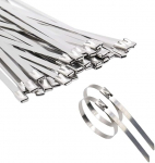 TERF&reg; 20 Pack roostevabast terasest kaablisidemed 200mm x 7.9mm Raske mereklassi 316 terasest sidemed turvalised ja iselukustuvad siseruumides, v&auml;ljas, kodus, kontoris ja t&ouml;&ouml;kojas.