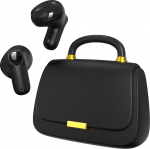 ANCwear Bluetooth 5.3 traadita k&otilde;rvaklapid, k&otilde;rvaklapid 13mm draiveritega, 22-tunnine m&auml;nguaeg, TWS k&otilde;rvaklapid stiilse kompaktse laadimiskohvriga, HiFi heli, naistele ja teismelistele (must)