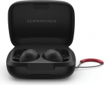 Sennheiser Momentum Sport juhtmevabad Bluetooth k&otilde;rvaklapid treeningu j&auml;lgimisega, ANC, IP55, 24h aku, puutetundlik juhtimine, k&otilde;rvaklappidega spordik&otilde;rvaklapid treeninguks, mustad