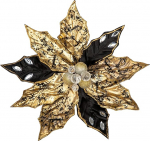 3 kunstlike j&otilde;ululillede pakett, 28 cm, kunstlik j&otilde;ulut&auml;ht, must, j&otilde;ulupuu jaoks, j&otilde;ulup&auml;rg k&auml;sit&ouml;&ouml;ks, vaas, dekoratsioon, j&otilde;ulud, kunstlilled, j&otilde;ulud, j&otilde;ulud