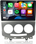 EZoneTronics Android autoraadio Mazda 5 2005-2010 juhtmevaba Carplay Android auto 9-tollise puuteekraaniga GPS navigatsioon Bluetooth USB WiFi SWC Mirror Link SWC FM / RDS raadiom&auml;ngija 2G + 32G