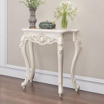 Vintage Entry Console Table Elegantne dekoratiivne m&ouml;&ouml;bel esikusse Foyer Foyer diivanilaud stiilsete jalgadega