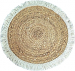 20/25/30 cm &uuml;mmargused kootud tupsudega lauan&otilde;ud, looduslik vesih&uuml;atsint, punutud &otilde;lgedest lauan&otilde;ud s&ouml;&ouml;gilauale (20 cm koos tupsudega)