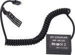Akozon Dummy Battery Coupler Dummy Battery Type C Port Camera Power Supply Decoded NP-W126 Power Supply Switching Dummy Battery Kit T&auml;ielikult dekodeeritud dummy aku Fuji XT1/XT2/XT3 seeria kaameratele