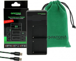 PATONA Premium Twin Performance PD Charger Compatible with Sony F550 F750 F970 FM50 FM500H Battery - Dual Charger with USB-C Port & QC/PD Support - Fast Charging with 20W+ Power Supply
