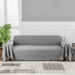 MEETSKY diivanikatte 3 padjale, pestav ekstra pikk L-kujuline diivanitekk diivanikatte enamiku kuju diivanite jaoks, paksud pehmed visketekid (XXX-Large: 91 "x150", Hall)