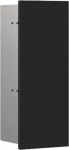 Emco Asis Pure Flush-Mounted WC-harja komplekti moodul, vannitoakapp koos WC-harjaga, k&otilde;rge kapp push to open funktsiooniga ja vasakpoolse peatusega, matt must
