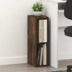 Furinno Fulda raamaturiiul, 2-korruseline kitsas raamaturiiul, riiul 6-tollise laiusega, 23,6 (S) x 15,0 (L) x 53,8 (K) cm, elutuppa, magamistuppa, kodukontorisse, merevaigukollane m&auml;nnipuu