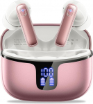Drsaec Kopfh&ouml;rer Kabellos Bluetooth 5.4, In-Ear Bluetooth Kopfh&ouml;rer mit 4 ENC Mic, Kabellose Kopfh&ouml;rer 40Std Bass Noise Cancelling Ear Buds, LED-Anzeige/USB-C, IP7 Wasserdicht Ohrh&ouml;rer f&uuml;r Android/iOS