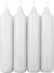 Pakend 25 advendik&uuml;&uuml;nla valge umbes 25 x 135 mm (25 x 4 tk) J&otilde;uluk&uuml;&uuml;nlad, p&uuml;ramiidk&uuml;&uuml;nlad, kuusk&uuml;&uuml;nlad, k&uuml;&uuml;nlad, k&uuml;&uuml;nlad