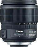 Canon EF-S15-85IS f/3.5-5.6 IS USM Lens - Black