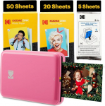 KODAK Step Instant Screen nutitelefoniprinter - 75 lehe pakett - tsink 2x3-tollised fotod - Bluetooth - roosa
