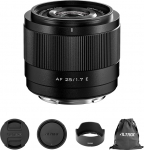 VILTROX AF 25mm F1.7 Air E Lens for Sony E-Mount, f/1.7 APS-C Autofocus Fixed Focal Length, Compatible with Sony E-Mount Mirrorless Cameras ZV-E10 II, EV10, a6700, a6600, a6400, a7c II, a7rv, a7iii