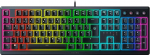 Razer Ornata V3 Flat Mecha Membrane PC Gaming Keyboard (Clicky Membrane Switches, Magnetic Soft Touch Wrist Rest, Media Keys) QWERTZ DE Layout | Black