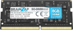 BRAINZAP 8GB DDR4 RAM SO-DIMM PC4-2133P 2Rx8 2133 MHz 1.2V CL15 s&uuml;learvuti m&auml;lumoodul