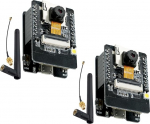 ESP32 Dual Core arenduskaardid koos kaameraga OV2640, 2MP, režiim ja TF kaart, WiFi, Bluetooth, ESP32, CAM MB, Micro USB moodul, &uuml;hilduv Arduino, 2 tk.