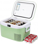 Bingi Compressor Cool Box 12,8 liitrine kaasaskantav auto jahutusboks 12 V / 24 V DC ja 110 ~ 240 V AC elektriline k&uuml;lmik-kompressor-puhastuskast auto veoauto pikniku telkimiseks ja koduseks kasutamiseks (HC-12P2)