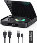 Mini DVD m&auml;ngija telerile HDMI kaabliga - HD Upscaling, Region Free, m&auml;lufunktsioon, HDMI s&uuml;nkroniseerimine, &uuml;hildub erinevate plaadiformaatidega (mitte Blu-Ray)