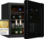 Exquisit Wine Cooler WS1-12-GT-030G Black | 43 L Net Capacity | Black | Cooling | Wine | Bottle Rack