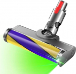 JNYLYFC Pehme rullp&otilde;randapihusti, mis &uuml;hildub Dyson V7 V8 V10 V11 V15 tolmuimeja asendusharjaga, millel on LED tolmuindikaatori funktsioon, tarvikud k&otilde;vade p&otilde;randate kiirvabastuse turboharja jaoks.