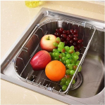 32-39mm Dish Dryer Large Dish Dryer Dish Drying Rack Expandable Dish Rack Adjustable Rack for Kitchen Sink Over Sink Dish Rack Cutlery Basket