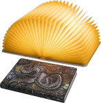 QXMGCBOK Kokkupandav raamatulamp, kolmem&otilde;&otilde;tmelisest reljeefsest valmistatud raamatutuli, LED laenguga helendav raamat, dekoratiivne valgus teismeliste tubades