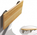 Schwebender wandmontierter Klapptisch, platzsparend, kleiner Klapptisch f&uuml;r Laptop, robust, integrierter Wandtisch, Schreibtisch jagt der Morgend&auml;mmerung