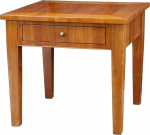 Stiilwohnen Biedermeier k&uuml;ljelaud Kirsipuust kohvilaud Kvaliteetne k&auml;sit&ouml;&ouml;na valmistatud t&auml;ispuidust ja ehtsast puiduvineerist Laud sahtli ja stiilielemendiga, valmistatud vahtrapuidust 55 x 60 x 60 cm