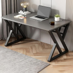 Industrieller Computertisch f&uuml;r Heimb&uuml;ro, moderner Gaming-Schreibtisch aus Holz, Chefarbeitsplatz f&uuml;r Studium und Schreiben, Konferenztisch - stilvolles und funktionales Design