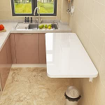 Kokkupandav seinalaua, kokkupandav laud, seinale paigaldatud laud v&auml;ikestele ruumidele, ujuv seinalaua, kokkupandav s&ouml;&ouml;gilaud, v&auml;ike puidust laud k&ouml;&ouml;gi jaoks