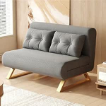 Houndstooth diivanvoodi, 3-in-1 multifunktsionaalne kokkupandav tool, diivanvoodi reguleeritava seljatoega ja m&auml;luvahuga, kaasaegne teisaldatav diivan