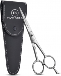 TK Five Star Signature Professional 6 Inch Extra Sharp Hairdressing Scissors Hair Scissors Beard Scissors Hair Cutting Scissors Rustproof for Women Men Hairdressers and Children for Strong and Fine