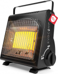 EVOCAMP Portable Gas Heater, Camping Heater 1.7 kW, Multifunctional Ceramic Heater, Perfect Gas Heater for Indoor and Outdoor Use with ODS (Oxygen Deficiency Protection), Heater, Tent Heater