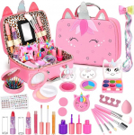 Children's Make-Up Case, Girls' Make-Up Toy, Children's Make-Up Set, Children's Dressing Table, Gift Toy from 3 4 5 6 7 8 9 10 11 12 Years