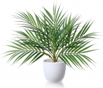 SOGUYI Artificial Plant 40 cm Artificial Plants in Pot for Indoor Decor Artificial Plant Areca Palm Home Desk Bathroom Bedroom Living Room Decoration (1 Pack)
