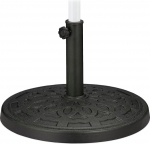 Relaxdays p&auml;ikesevarju statiiv, vihmavarju postid 38-50 mm, l&auml;bim&otilde;&otilde;t 50 cm, aed, malmist v&auml;limus, p&auml;ikesevarju alus, roheline/must v&auml;rvus