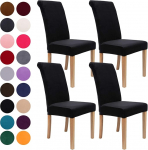 Colorxy Spandex kangast Stretch s&ouml;&ouml;gitool Slipcovers Home Decor Set of 4