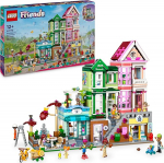 LEGO Friends Heartlake City elu- ja ostut&auml;nav, rollim&auml;ngu ehituskomplekt 9 tegelase (sh 7 minifiguuri) ja 3 kassiga, kingitus t&uuml;drukutele ja teismelistele, m&auml;nguasja maja 42670